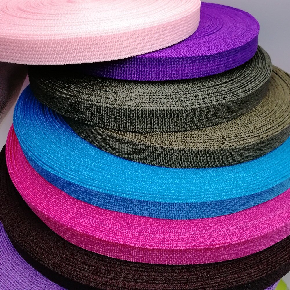 Polypropenband 20mm breda 45 yards tejp för väskor sy bälte band band flätat band plagg skor