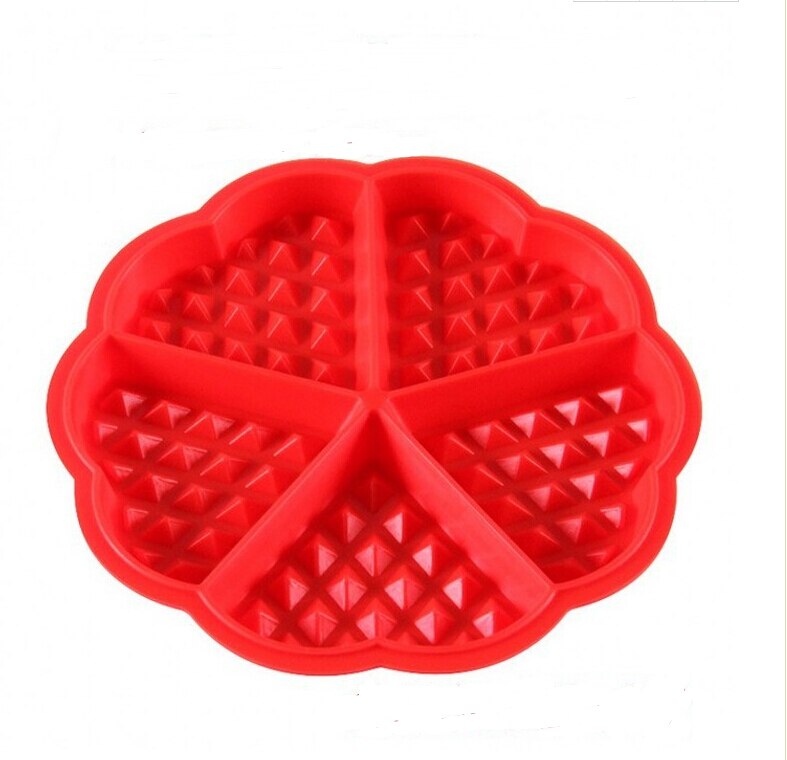 Küche Backformen Hohe-temperatur Nicht-Stock Waffel Schimmel Silikon DIY Backen Kuchen bilden Platz/Runde Kuchen bilden Macher: runden