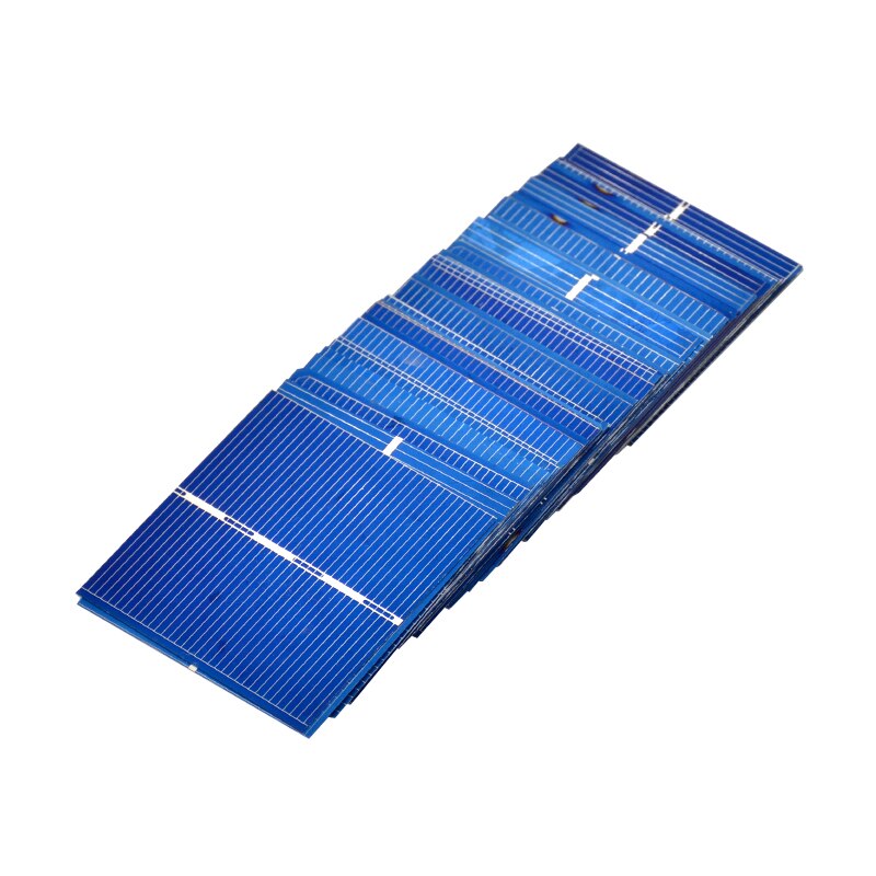 SUNYIMA 50pcs Solar Panel 0.5V 0.43W 52*52MM Sun Power For Solar Cells Polycrystalline Photovoltaic Panel DIY Solar Battery Char