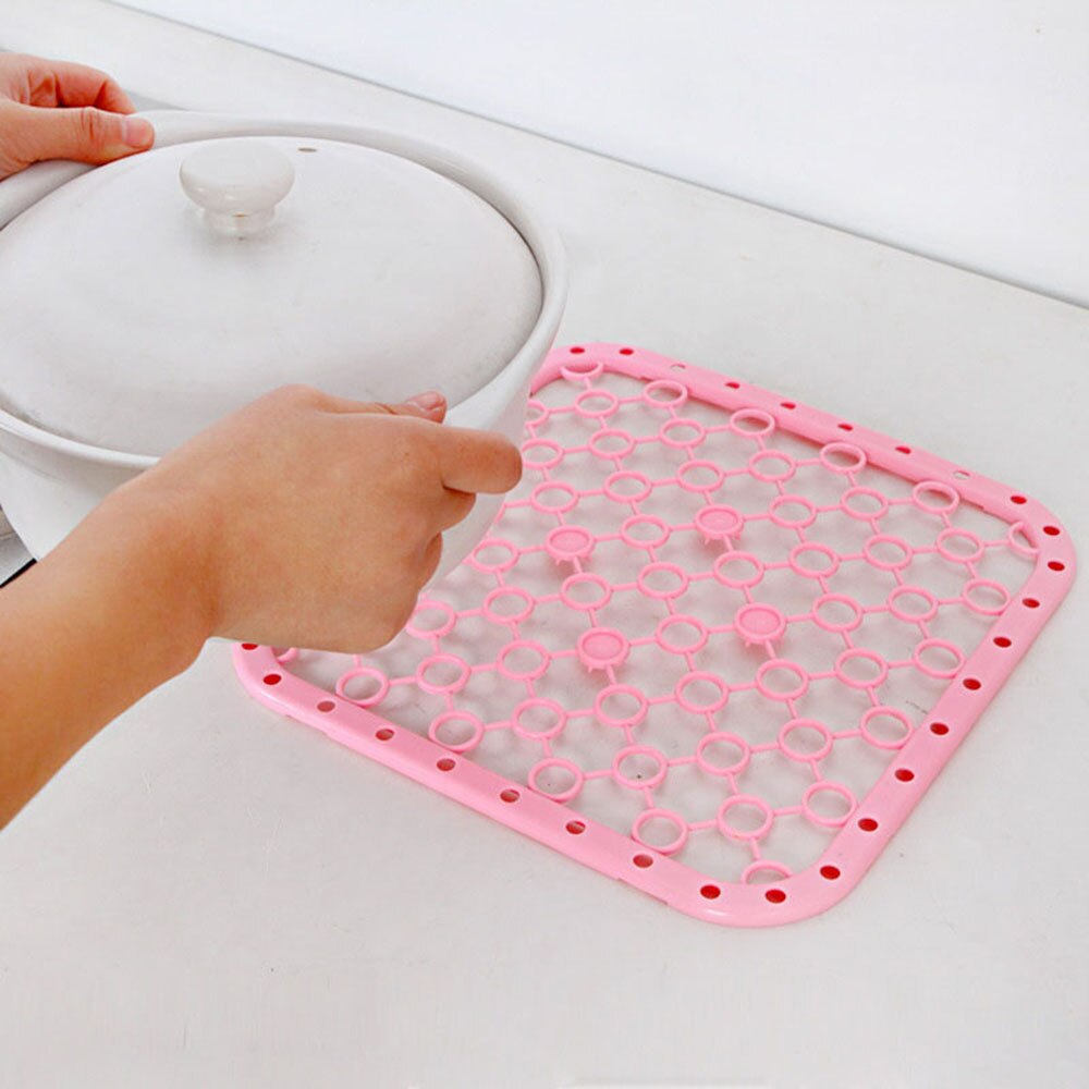 Anti Slip Draining Board Multifunctional Pad Vegetable Fruits Heat Insulation For Dish Sink Practical Kitchen Kitchen Supplies