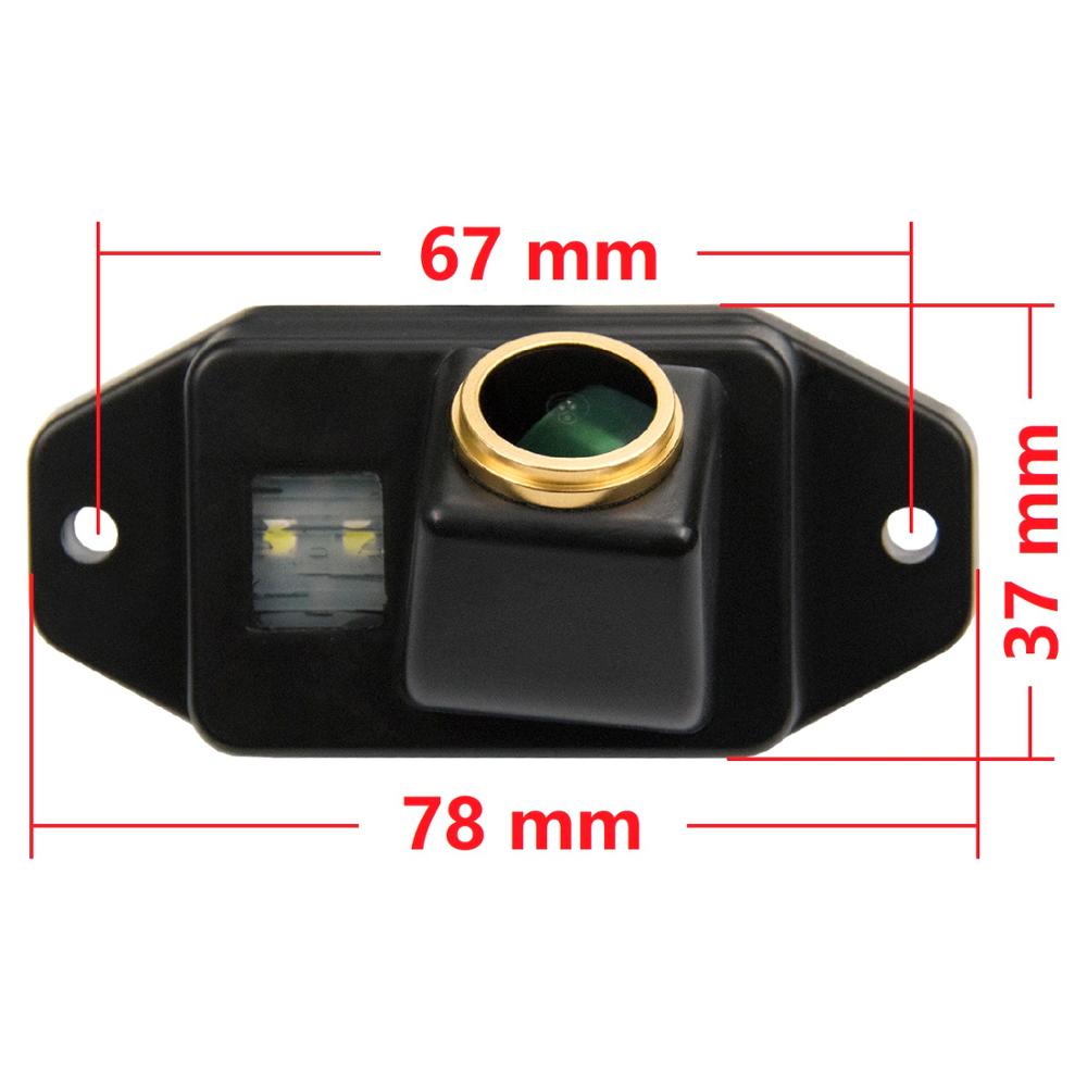 HD 1280x720p Golden Reversing Rear View Backup camera for Toyota/Prado/Land/Cruiser 120