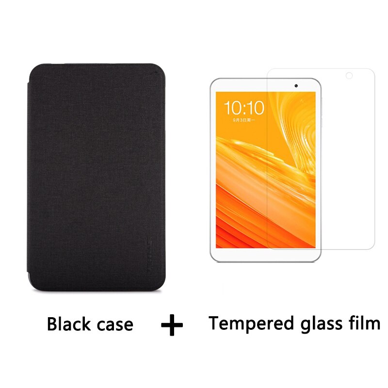 Nowe etui do tabletu Teclast P80X obudowa z podstawką jesień obudowa ochronna dla teclast P80H 2019 8.0 cal pokrowiec ochronny na Tablet + prezent: QCK-Black-Glass Film