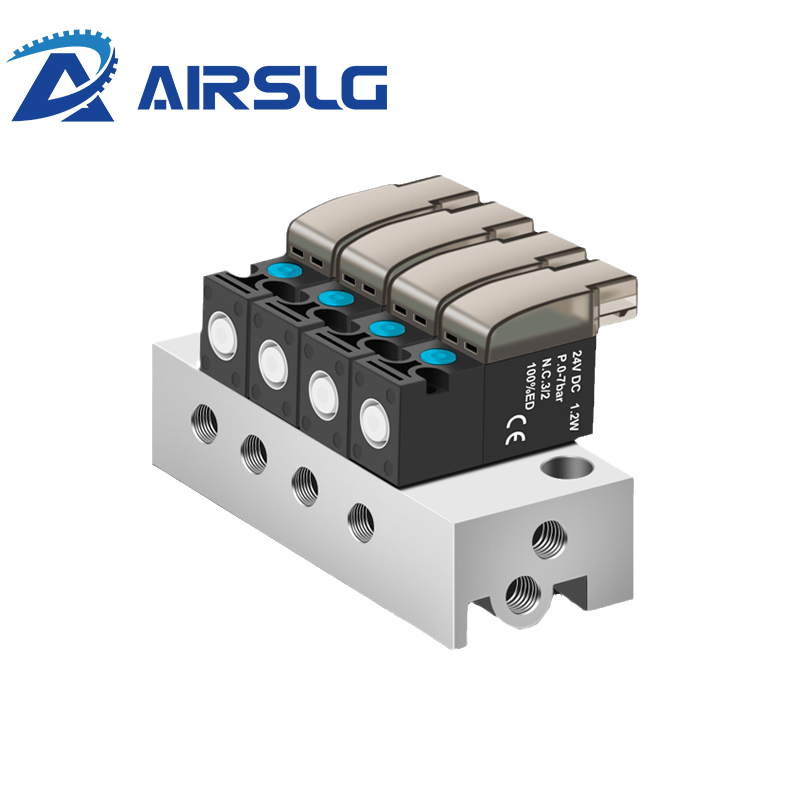 Válvula solenoide en miniatura de alta frecuencia, válvula de aire de 10mm, válvula de control de tres vías de dos posiciones de 30Hz, válvula de vacío de 24V 12V 6V