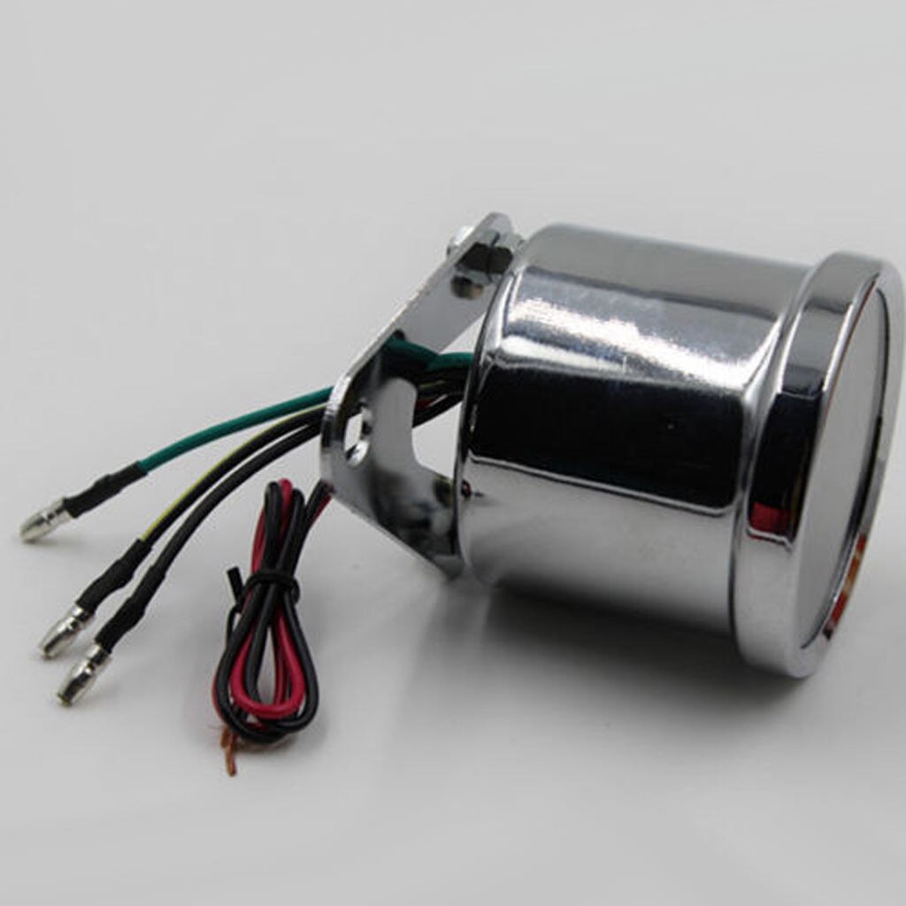 Universal Motorcycle Motorbike Dual Odometer Speedometer Gauge