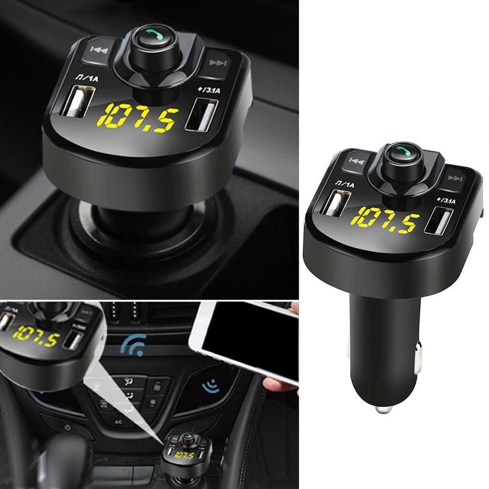 Dual USB Wireless Bluetooth Kit Car MP3 Player Han... – Vicedeal