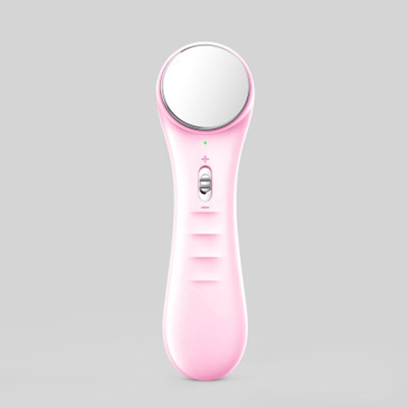 Facial Mesotherapy Electroporation RF&EMS Radio Frequency Photon Face Lifting Tighten Wrinkle Removal Skin Care Tools: pink