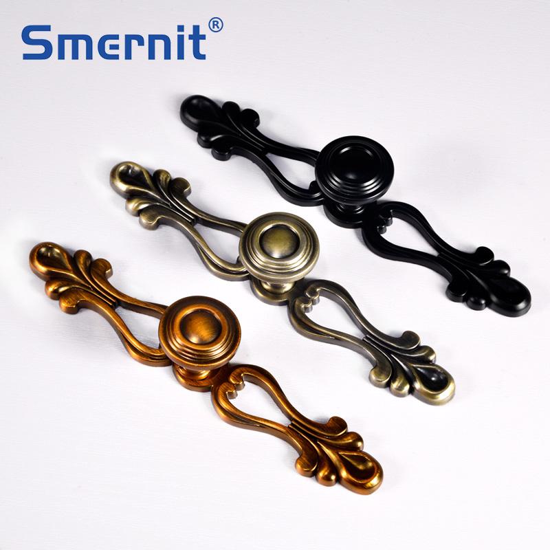 Tirador de mueble moderno bronce chino, Pomos y tiradores de armario de cocina, armario, tirador de puerta de armario, cajones