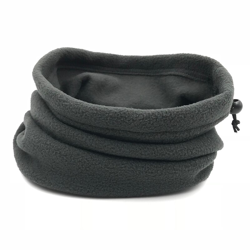 3 in 1 heren dames unisex polar fleece snood muts nekwarmer gezichtsmasker muts warme winter muts sjaal muts bivakmuts 9 kleuren: Donkergrijs