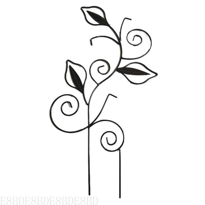 E8bd traliccio per pianta in vaso mini giardino traliccio Casa pianta traliccio Arrampicata fai -da -te: nero