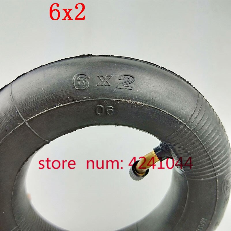 6 tommer 6 x 2 dekk og slangesett passer for elektrisk sparkesykkel rullestol lastebil  f0 pneumatisk hjul vogn vogn lufthjul sykkel