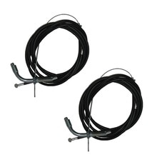 2pcs Throttle Cable Clutch Cable Fits 66/80cc 2 Stroke Motorized Bicycle Engine