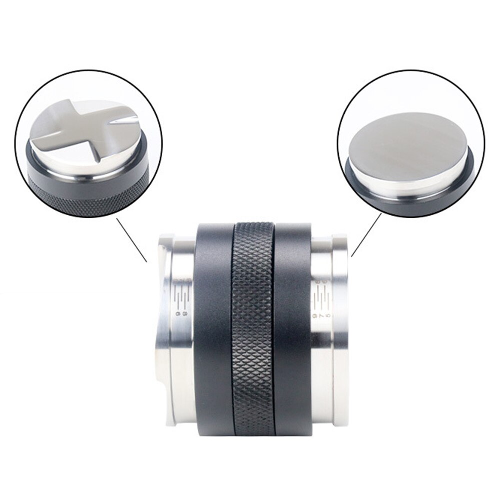 51/53/58mm doble hoder, 4-- blad intelligent kaffedistribusjonsjevner