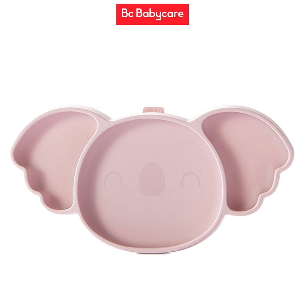 Bc Babycare – assiette à manger en Silicone pour bébé, vaisselle Koala pour enfants, plateau d&#39;alimentation divisé par aspiration, bol d&#39;entraînement pour tout-petits