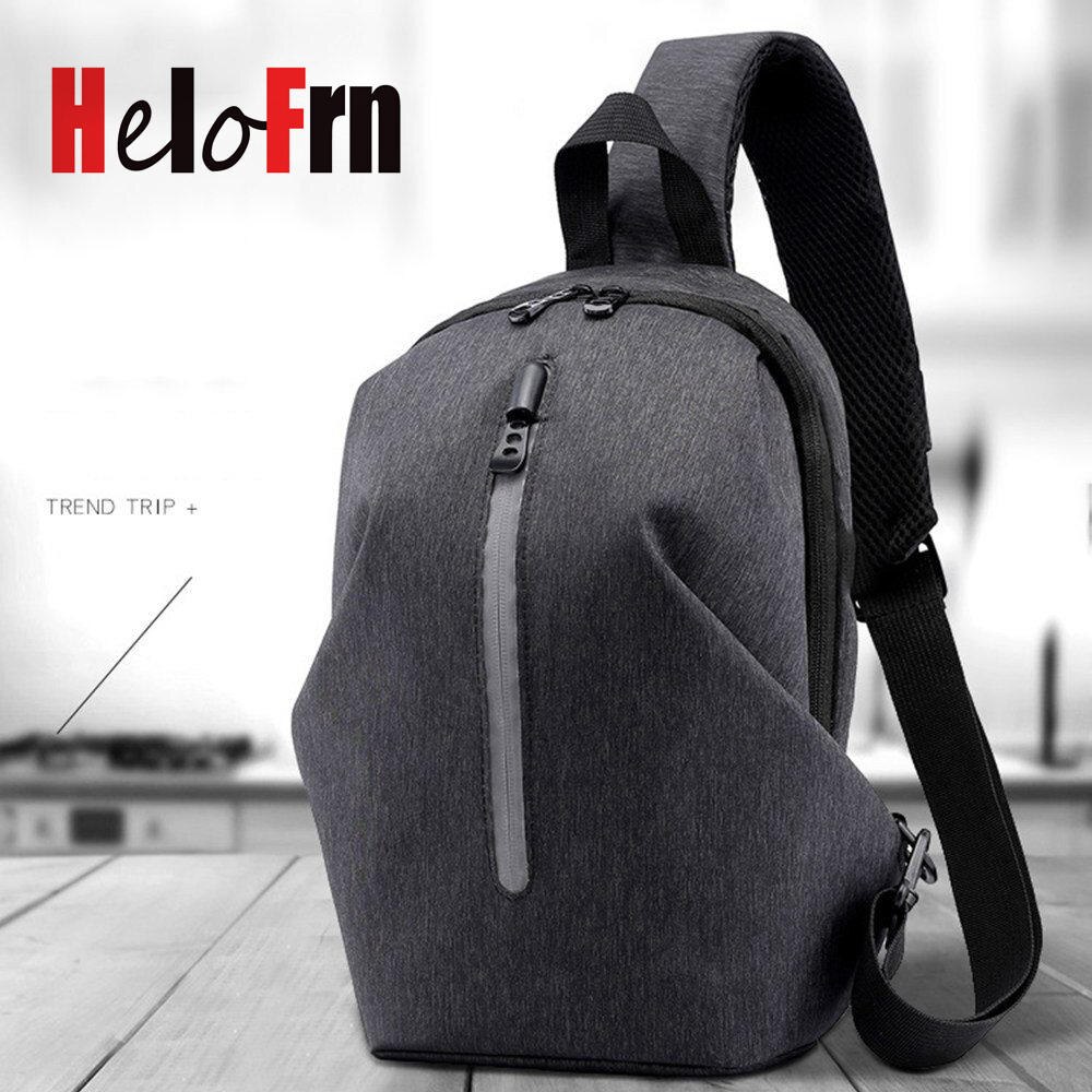 HeloFrn Creatieve Mannen Borst Zakken Taille Waterdichte Oxford Messenger Bag Man Crossbody Schouder Verpakking Reizen Casual