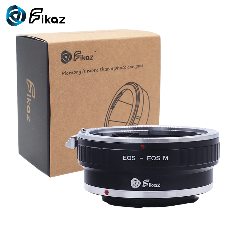 Fikaz Voor EOS-EOS M Lens adapter Ring voor Canon EOS EF EF-S lens eos M EF-M M2 m3 M5 M6 M10 M50 M100 Camera Body