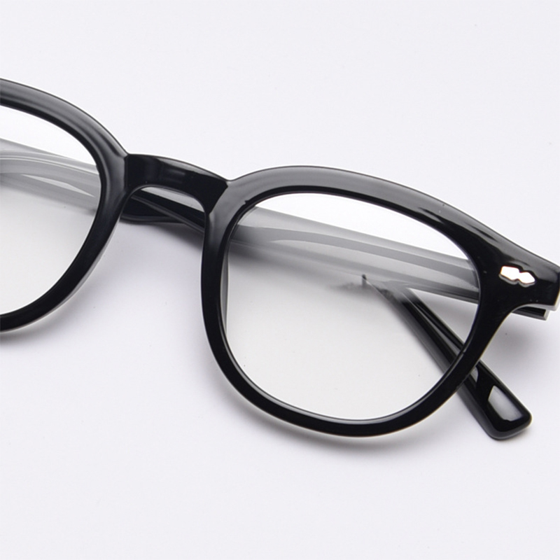 Occhiali Johnny Depp occhiali da uomo anti-blu chiaro per computer occhiali rotondi trasparenti da donna design del marchio TR90 cornice retrò