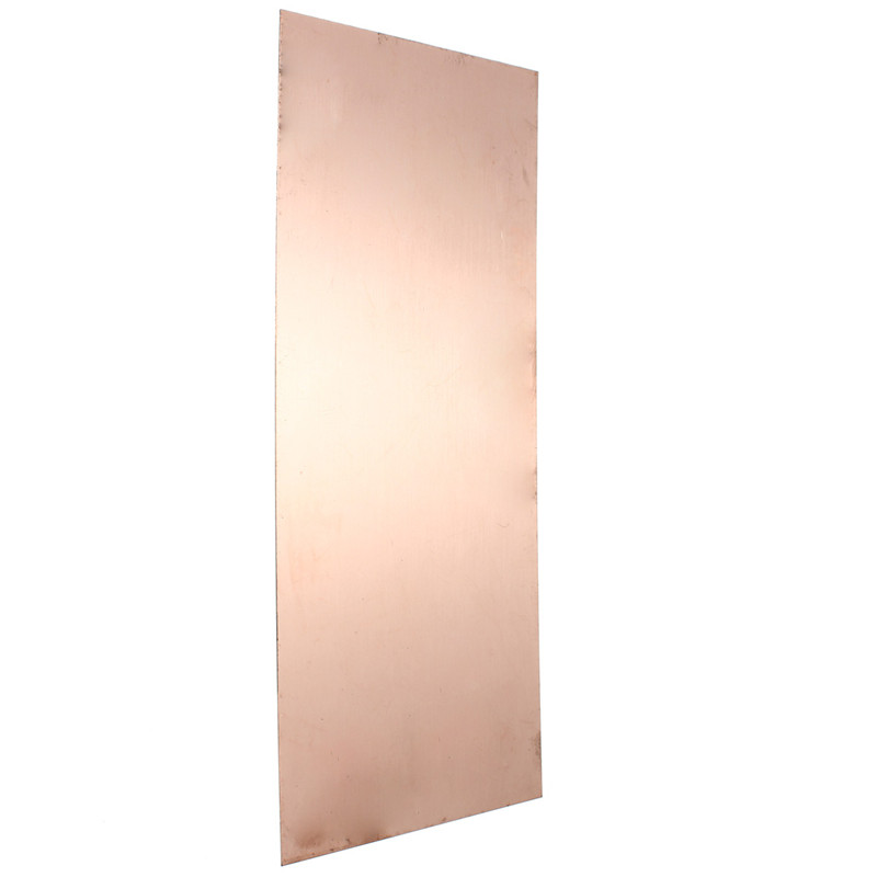 99.9% Pure Copper Sheet Plate Options Guillotine Cut 0.3mmThick Favorable Price