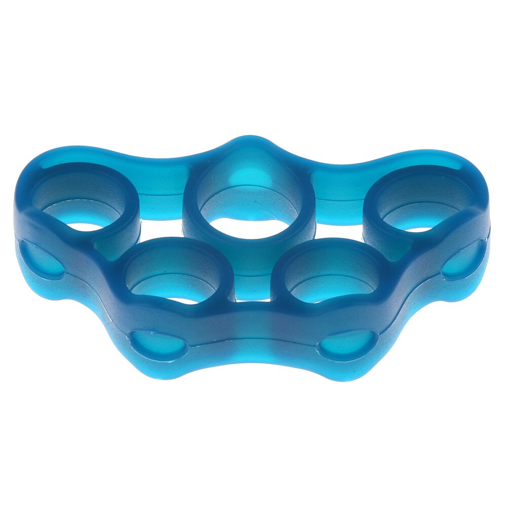 1PCS Forearm Wrist Training Stretcher Finger resistance bands Hand Gripper Exercise Pull Ring Grips Expander Fitness Equipment: Deep Blue