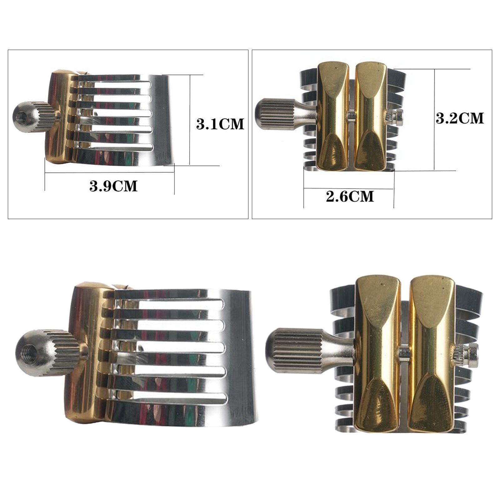 Zinc Alloy Saxophone Clarinet Mouthpiece Ligature - Tooyful