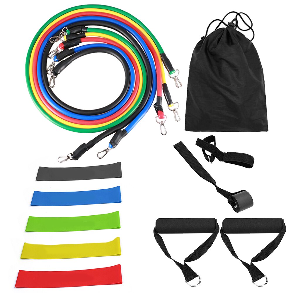 POWER GUIDANCE Pull Up Assist Bands - Heavy Duty weerstandsband, mobiliteits- en powerlifting-trainingsbanden, perfect voor lichaamstrekken, powerlifting, weerstandstraining - set van 4 (10-497 lbs