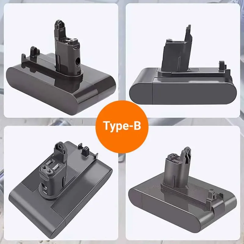 Batería recargable para aspiradora Dyson V6 V7 V8 Series SV07 SV09 SV10 DC58 DC31 DC34 Absolute Fluffy Animal Pro