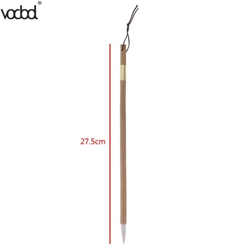 Bamboo Calligraphy Writing Pen Artist Chinese Ink Painting Goat Hair Brush Pens Kids Learn Stationery Tools School Supplies