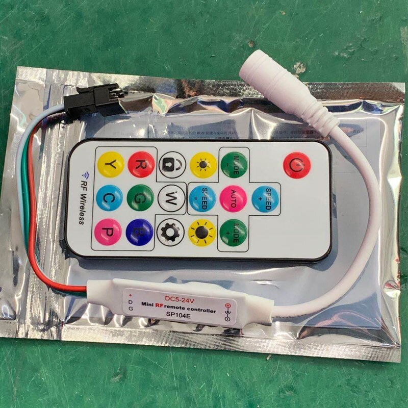 sp601 5-24v Symphony of Lights with RF WIFI Bluetooth Atmosphere controller for WS2801 WS2811 WS2812B SK6812 ws2815 LED strip: sp104e