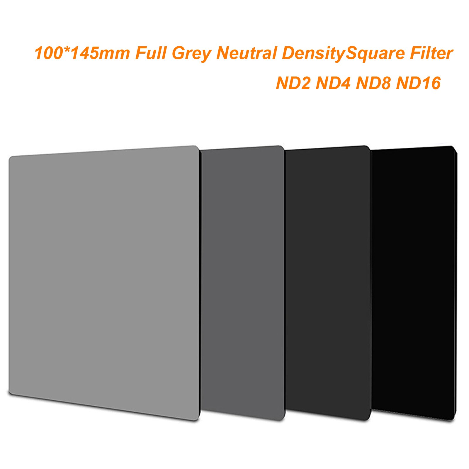 145x100mm ND2 ND4 ND8 ND16 pleine densité neutre grise 100*145mm filtre carré gris complet pour la série Lee Cokin Z