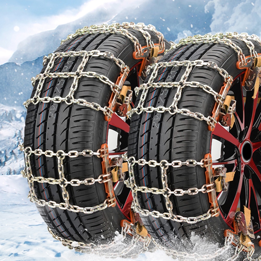 Universal Manganese Steel Car Auto Tire Traction Chain for Winter Snow Ice Road Universial Car Snow Chains Winter Use