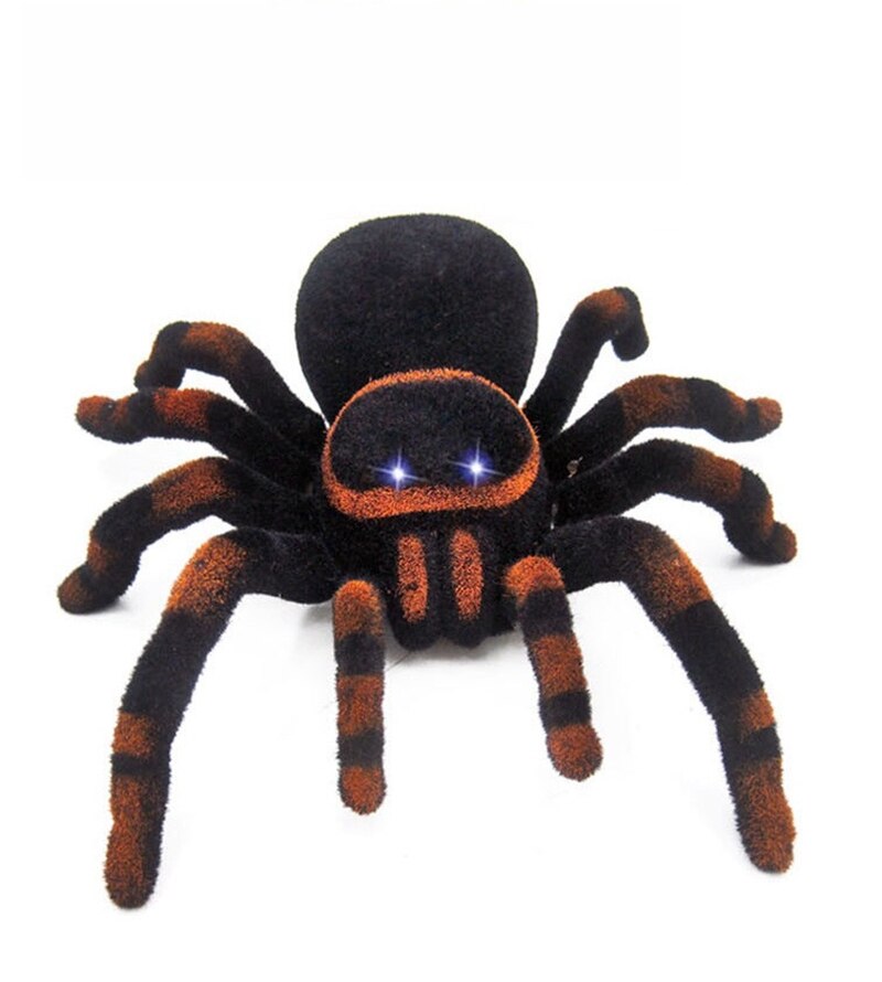 Multi-Function Simulation Remote Control Four-Way Spider Toy Infrared Remote Control Tarantula Toy Festival Whole Person Toy