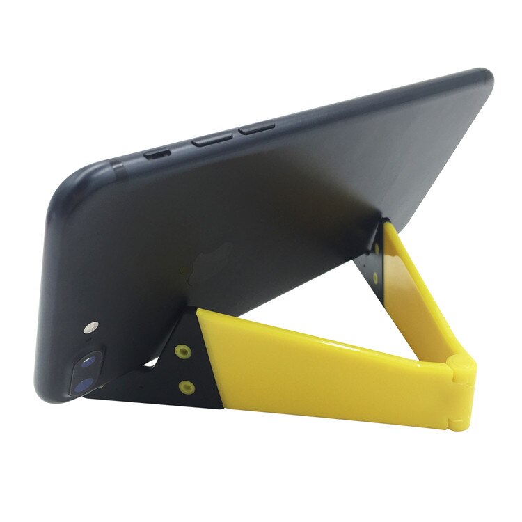 Universal Folding Tablet Stand Bracket Holder: Yellow