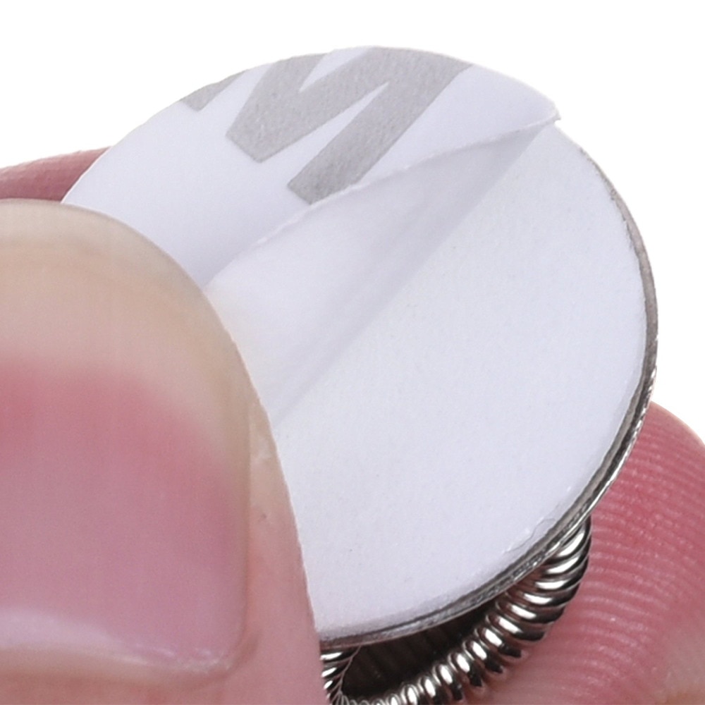 XRHYY 5Stck Metall Selbst Klebe Stift Clip Stift Halfter mit Frühling Schleife