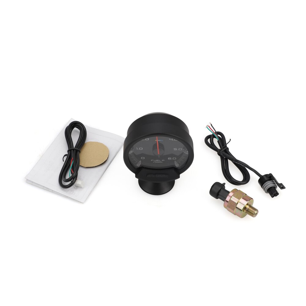 74mm Auto Messgerät LED Kraftstoff Drücken Sie Messgerät 0-600 Kpa Kraftstoff Druck Meter mit Hoher Geschwindigkeit Stepper Motor- Auto Meter YC10172