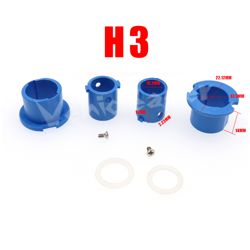 2 buc. adaptor de bază pentru bec pentru faruri cu led pentru mașină, suport de reținere 880 / 9006-hb4 / 9005-hb3 / h11 / h7 / h4-hb2 / h3 / h1: H3