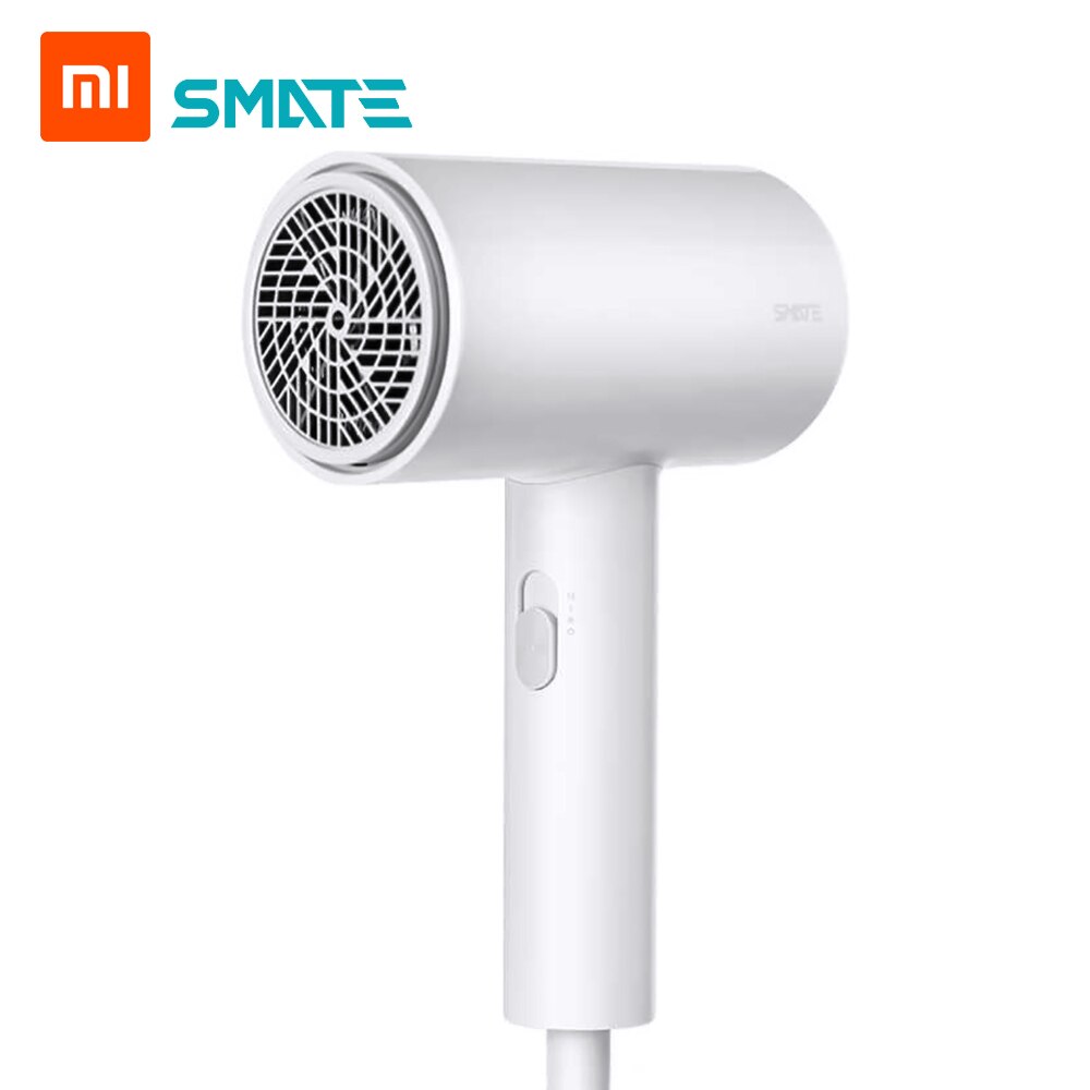 Xiaomi Smate Hair Dryer 1800W Hairdryer 3 Gears Negative Ions Dual-layer Air Intake Net Overheating Quick-drying Hair Tools 220V: Chocolate