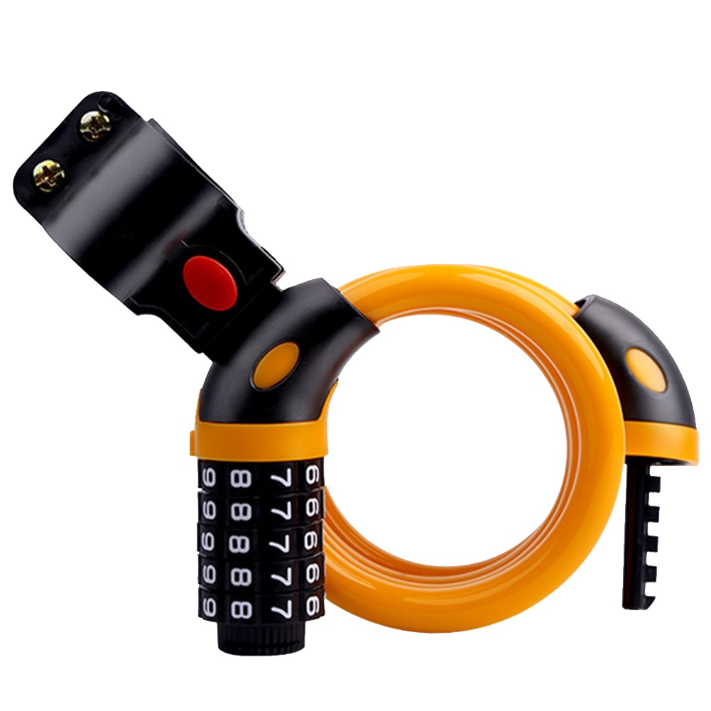 5 Nummers Met Beugel Fiets Combinatie Lock Duurzaam Portable Kids Anti Diefstal Fixatie Staaldraad Praktische Kinderen Verlengen