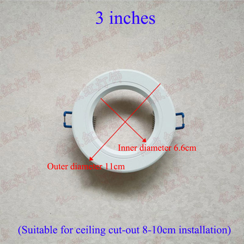 Led Downlight Spotlight Beugels Light Stand Adapters Lampenkap Ringen Gat Vergroten Witte Buitenste Frames Uitgesneden Remedial Cirkels hanglamp kappen lampenkappen lampenkapjes grote lampenkap lampenkap klein metalen