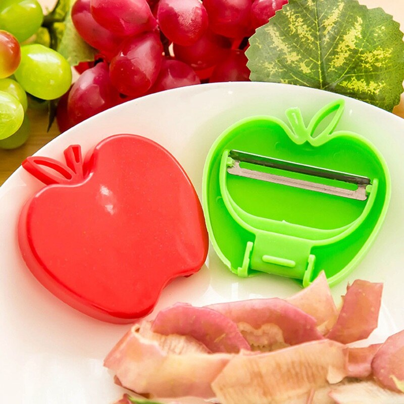 2 Stks/set Apple Vorm Multifunctionele Fruit En Groente Dunschiller Cut Schaafmachine Slicer Keuken Peelers