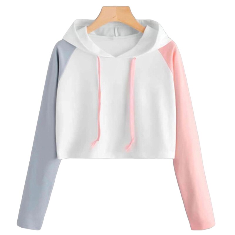 Women's Outdoor Sports Coats Hooded Color Matching Sweatshirt Hiking Camping Skiing Trekking Female Softshell Jackets: M / white