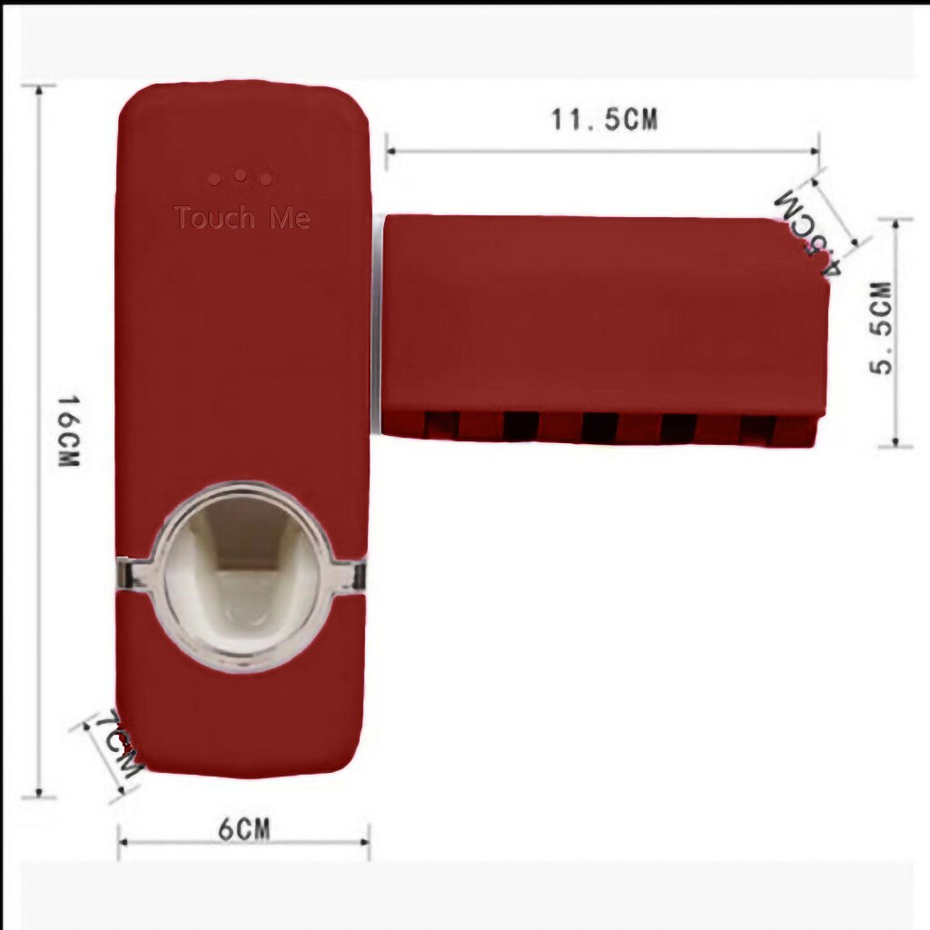 Automatic Toothpaste Dispenser With 5 Toothbrush Holder Set Wall Mount Stand Dispensador De Pasta Dientes Portable Tool
