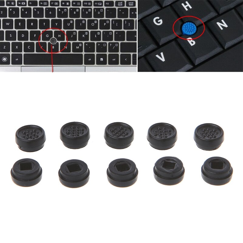 10 stuks trackpoint-aanwijzer, muisstick en puntdop voor dell laptoptoetsenbord