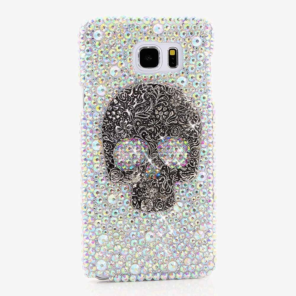 Luxe Vrouwen Handgemaakte 3D Schedel Diamant Strass Telefoon Cover Case Voor Iphone 8 6 6S 6Plus 7 7 8 Plus X Xs Max 11 Pro Max Cover