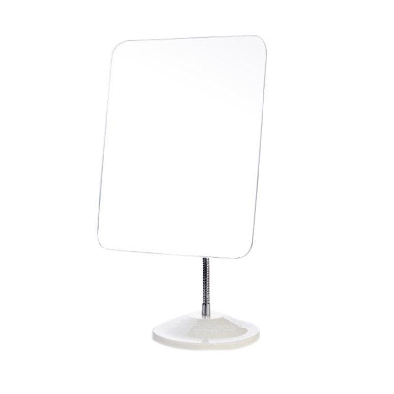 Adjustable Flexible Gooseneck Makeup Mirror 360° Rotating Folding Portable Desktop Mirror with Stand Shower Shave Makeup Mirror