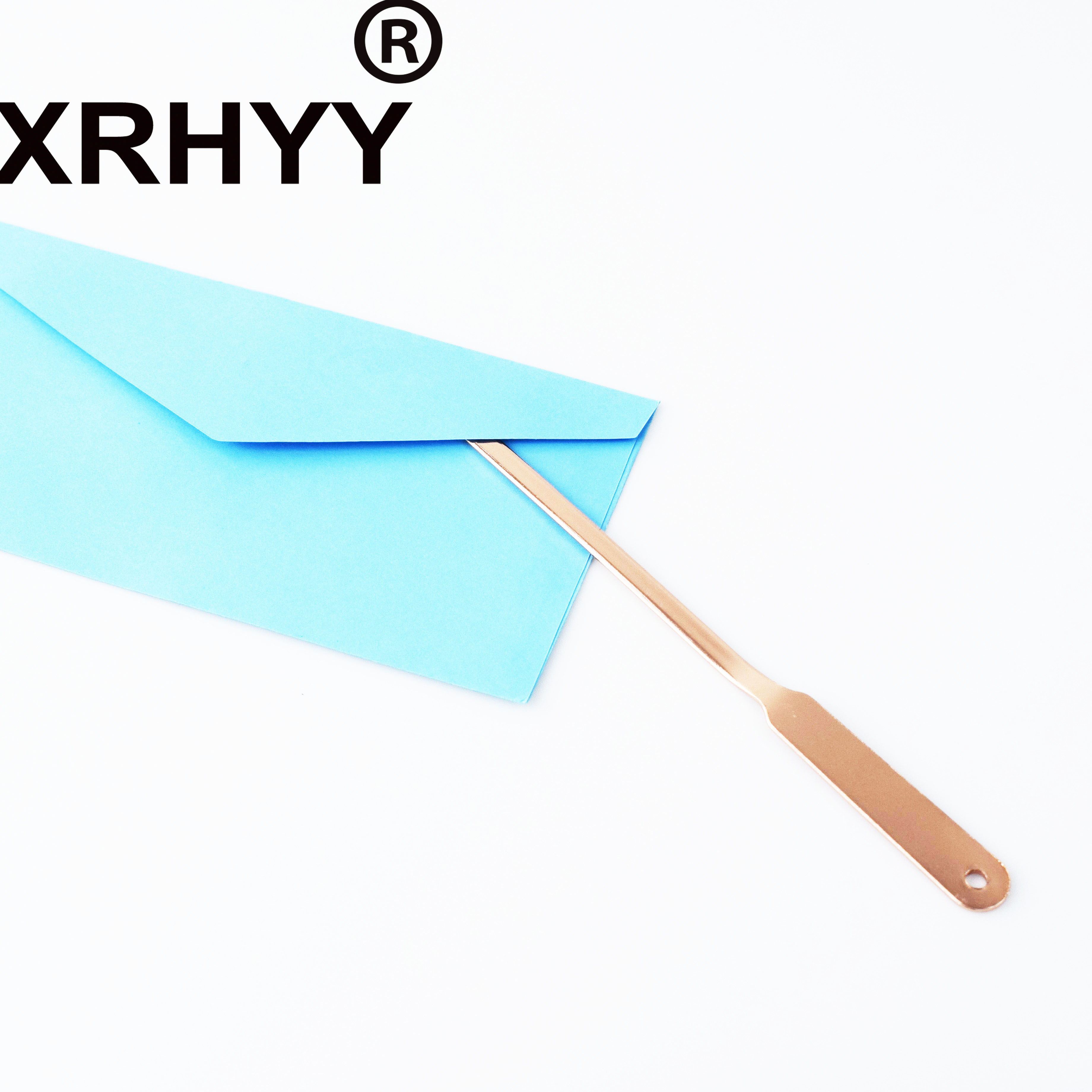 Xrhyy 2- pack brevöppnare kuvertöppnare rostfritt stål hand brev kuvert kniv lätt kuvert skärare