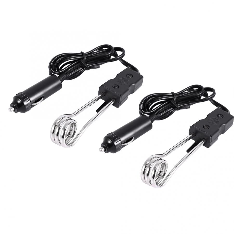Chuveiro Eletrico-Mini coche eléctrico portátil, calentador de inmersión de agua hervida, para viajes, Camping y Picnic, 12V/24V