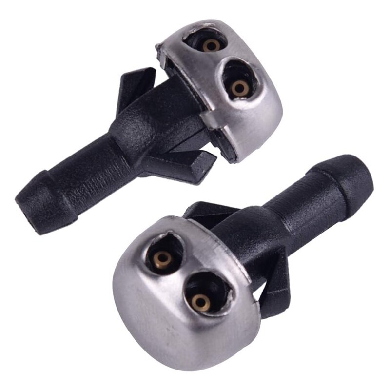 2PCS Windshield Washer Nozzle Water Spray Jet Fit for Mercedes R107 W114 W115 230 240D 380 450 560 SL SLC 1078600147: Default Title