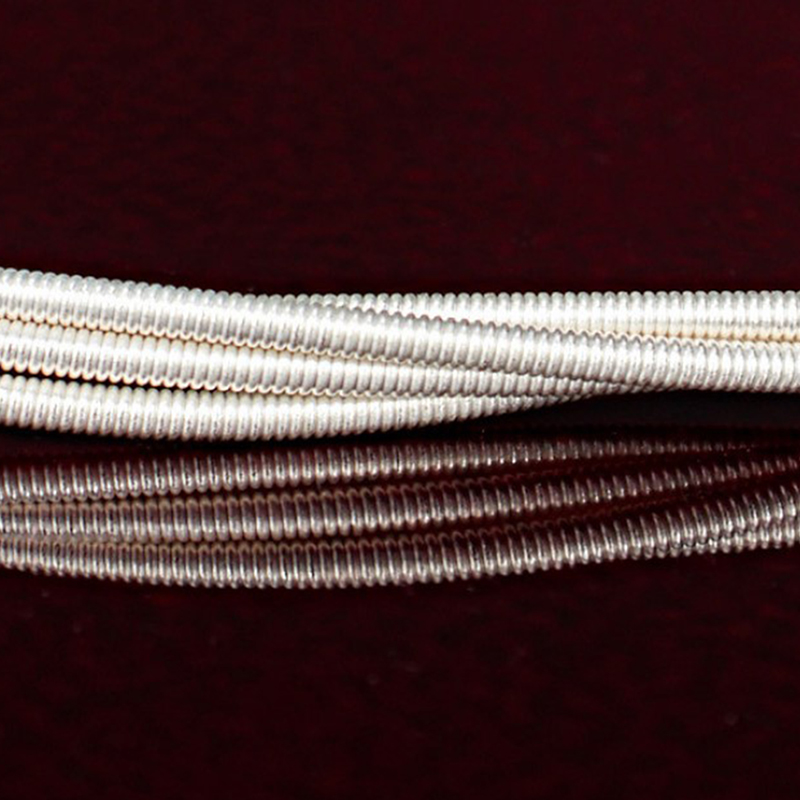 Jeu de cordes JEClear classiques, cordes plaquées, super légères, nylon et argent, 6 pièces