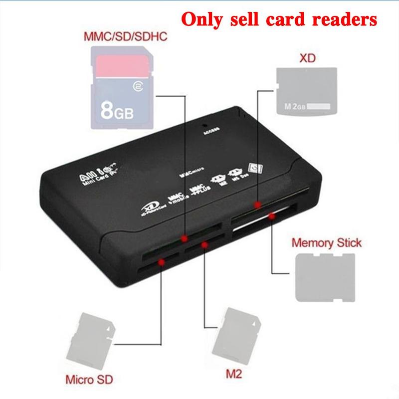 Lettore di schede di memoria All-In-One per USB Mini Micro SD esterno SDHC M2 MMC XD CF