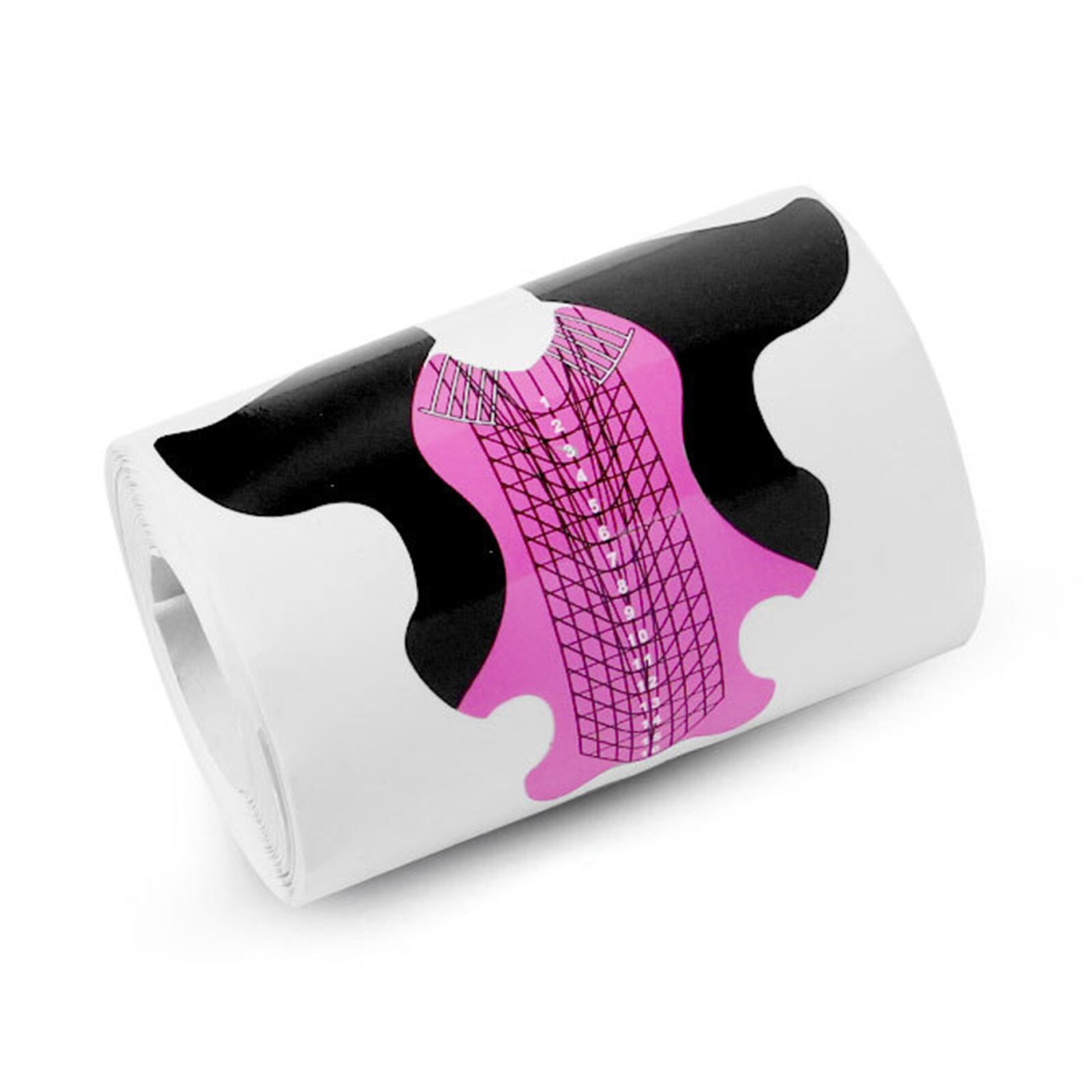 100PCS Nails Form Nail Art Tips Guide Sticker Adhesive Dustproof Nail Form Extension Paper Nail Tool