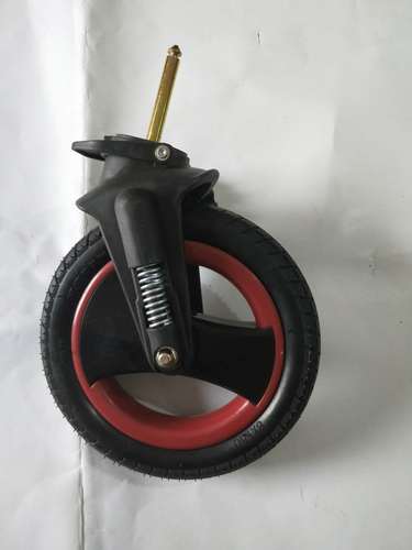 baby stroller accessories front wheel rear wheel belecoo Q3 wisesonle 739 Anershi A986 special rubber front solid wheel: red color